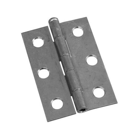 NATIONAL MFG SALES 2.5 in. Steel Zinc-Plated Door Hinges, 2PK 5701875